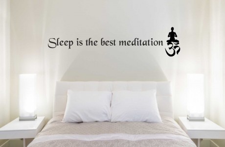 Sleep is the best meditation